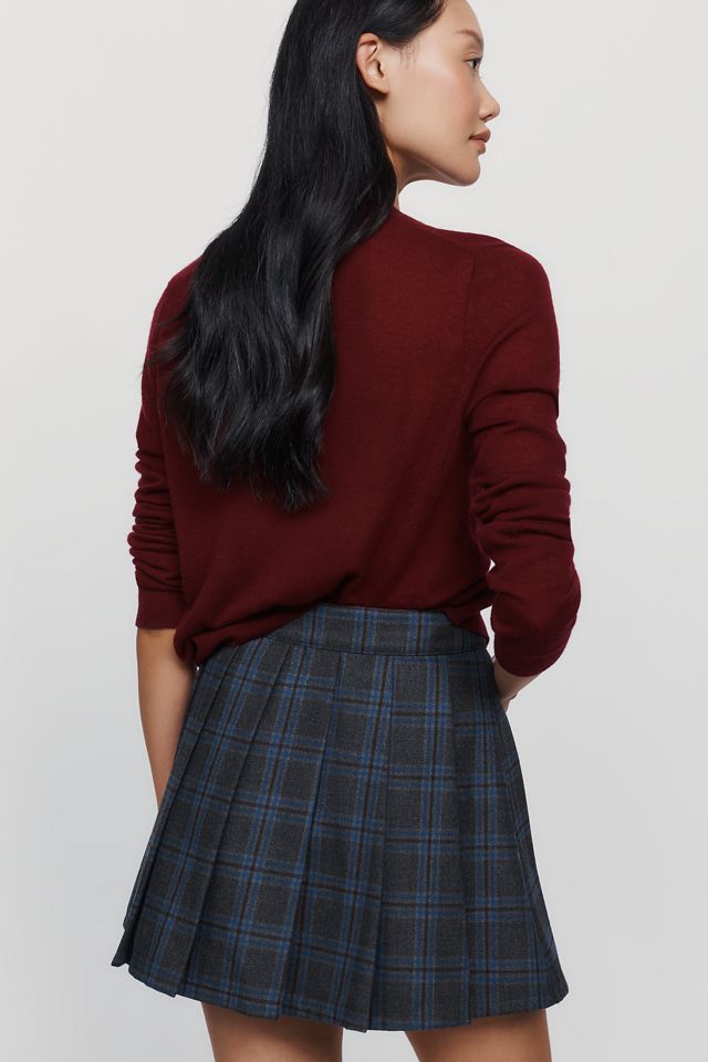 Muse Assembly Ester 100% Wool Mini Skirt #2
