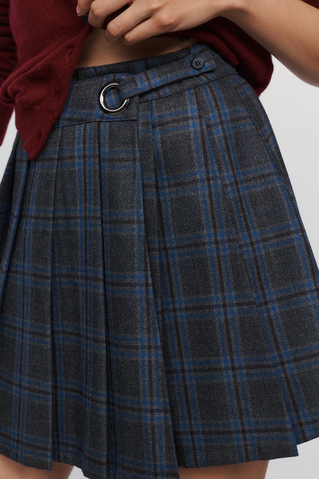 Muse Assembly Ester 100% Wool Mini Skirt #3