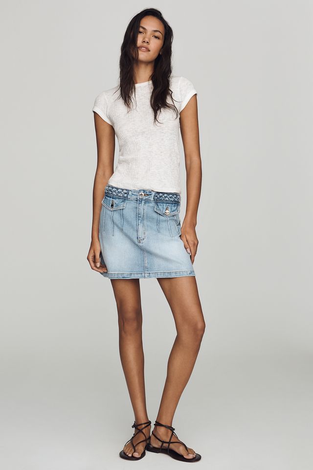 Rolla's High Line Denim Mini Skirt #2