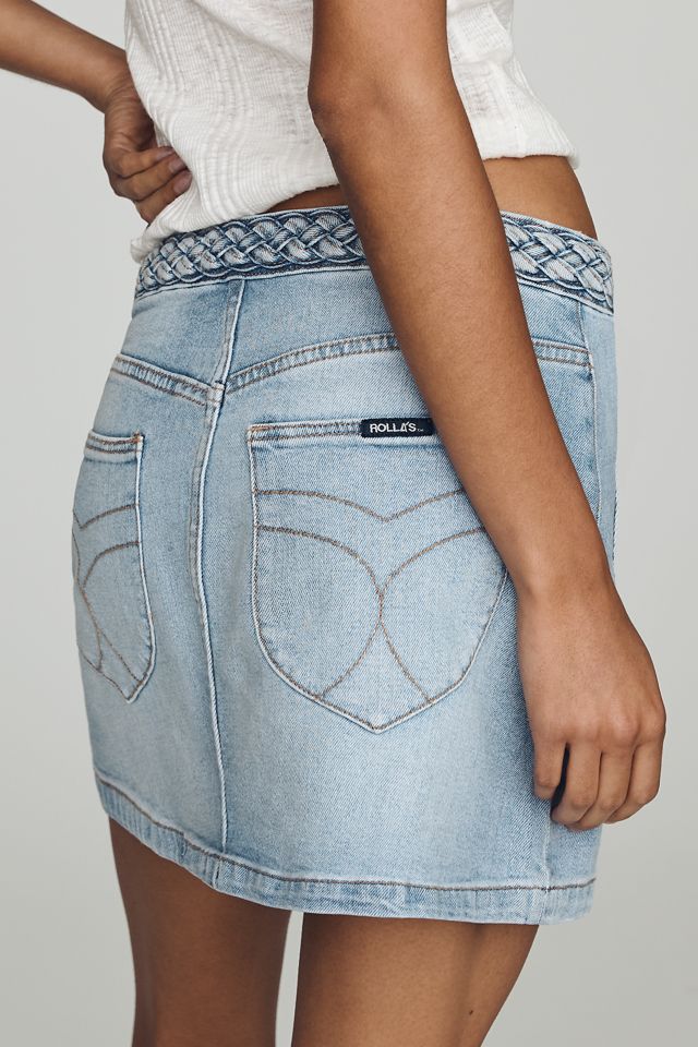 Rolla's High Line Denim Mini Skirt #3