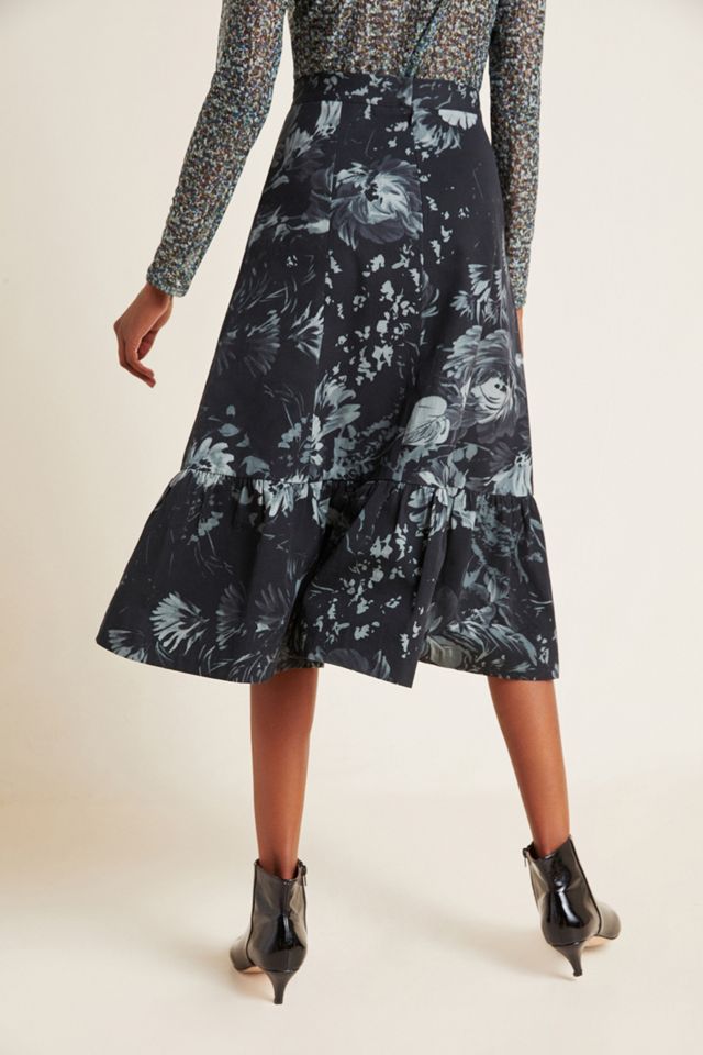 Edita Flounced Midi Skirt #1