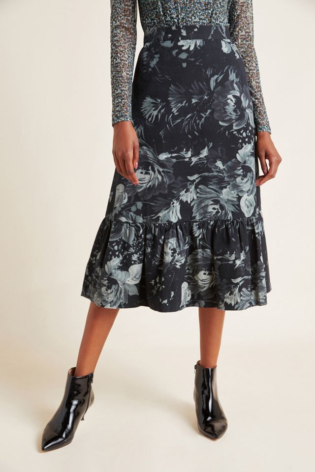 Edita Flounced Midi Skirt #3