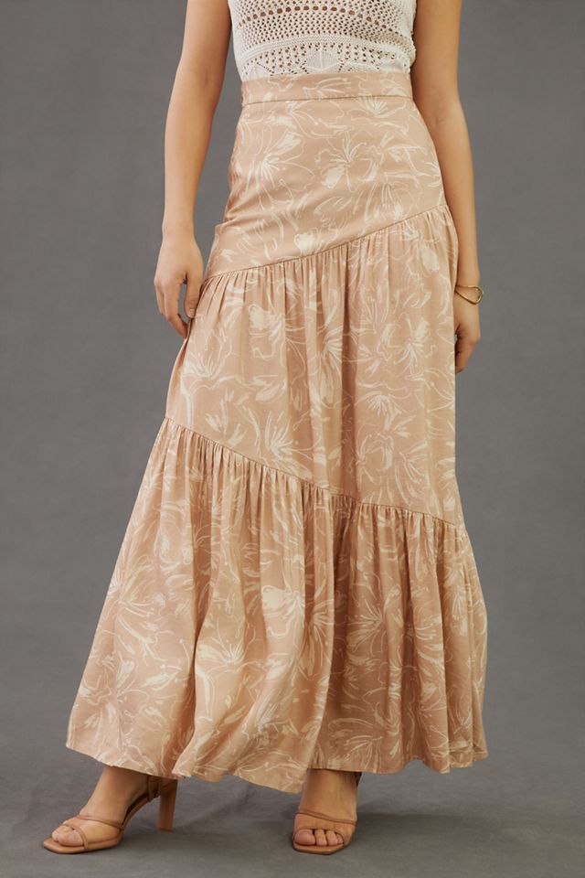 Significant Other Ruffle Maxi Skirt #1