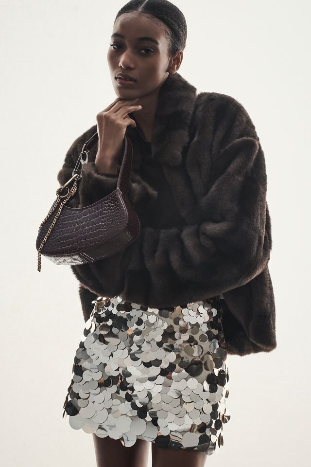 Significant Other Jorja Sequin Mini Skirt #1