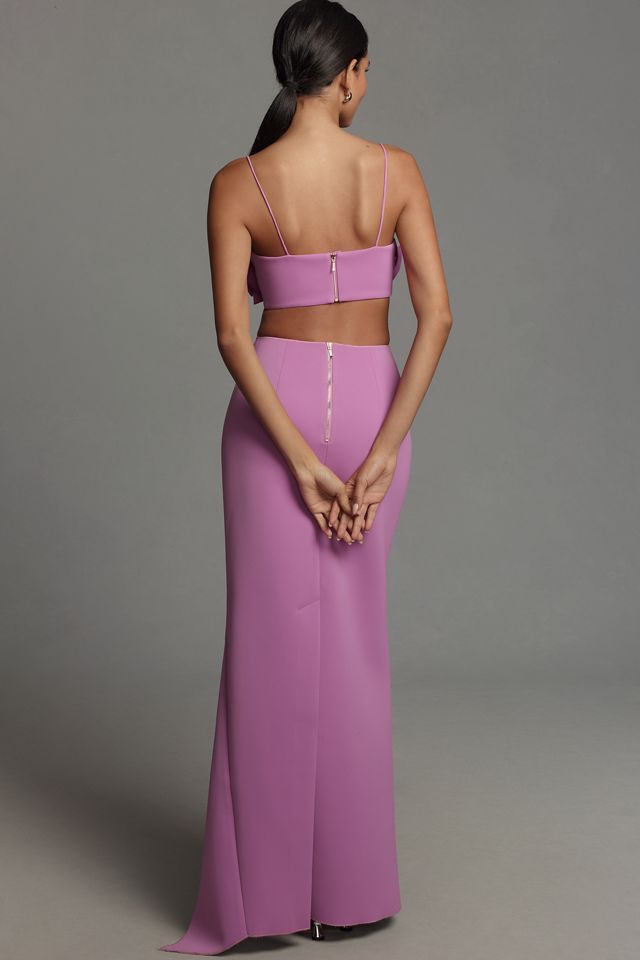 Acler Underwood Ruffled Crepe Maxi Skirt #2