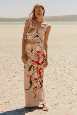 knee length dresses for ladies Charlotte Gown Orange Blossom Organza main image 0
