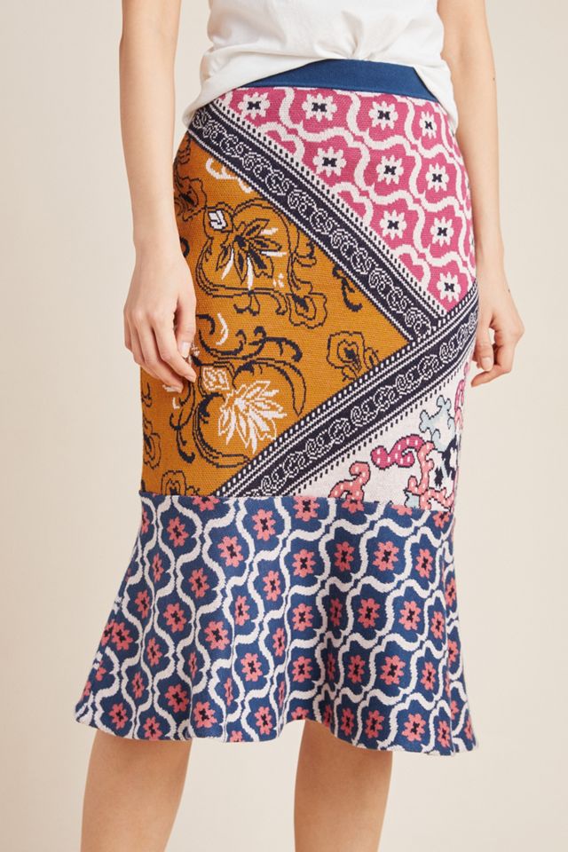 Taylor Flounced Midi Skirt #3
