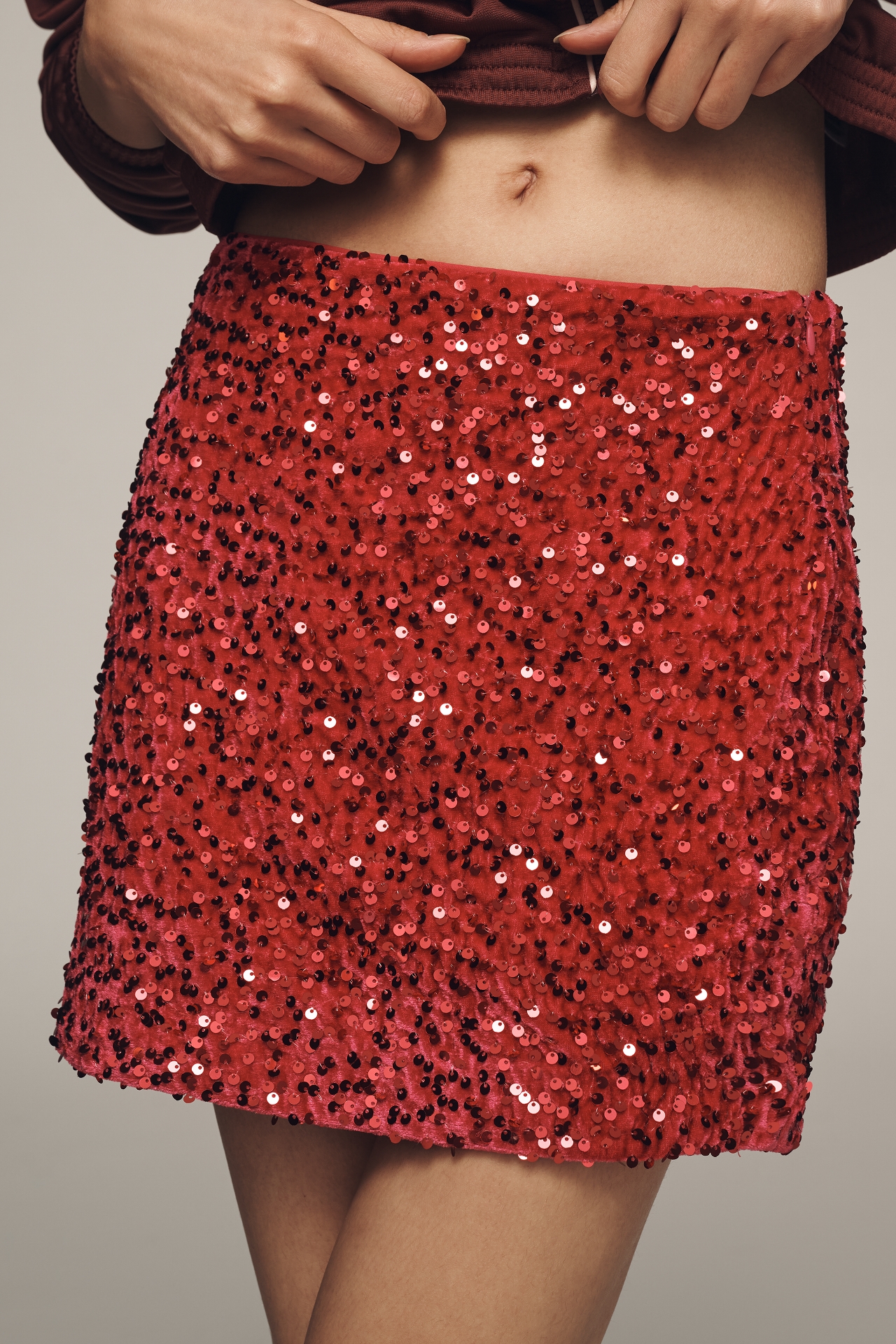 Endless Rose Sequin Mini Skirt