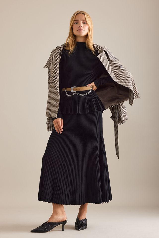 By Anthropologie Rib Knit Midi Skirt #4