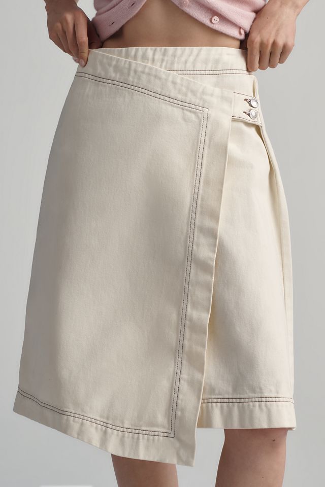 Hosbjerg Bree A-Line Midi Skirt | Anthropologie