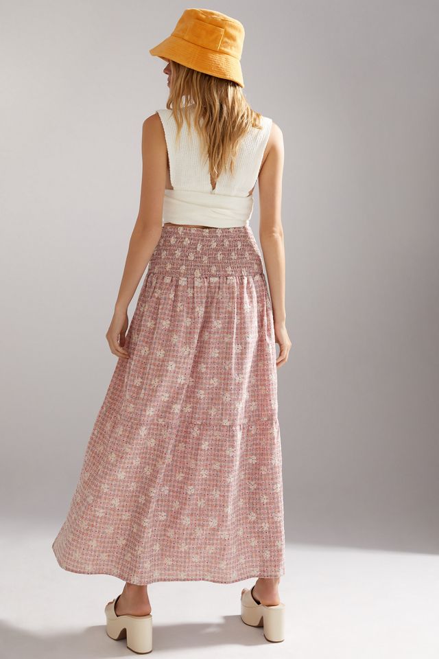 En Saison Tiered Polka Dot Maxi Skirt #3
