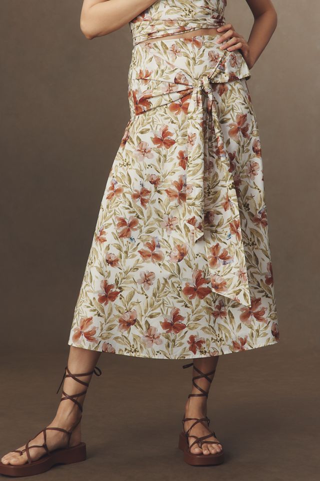 En Saison Alexane Bow Midi Skirt #1