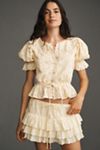 Jacquie The Label Janice Ruffle Mini Skirt