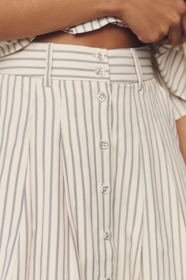 En Saison Azra Button-Front Midi Skirt #3