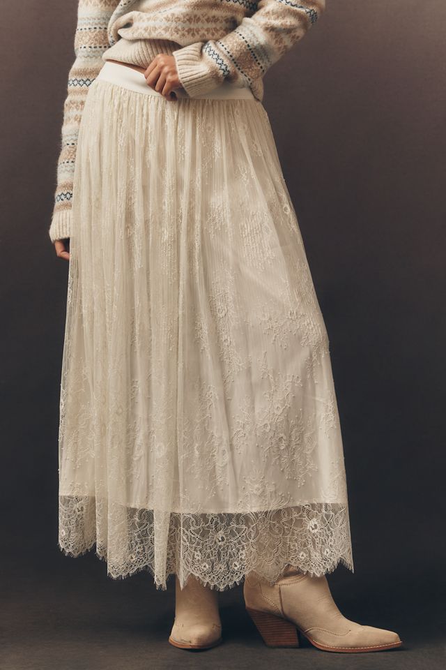 En Saison Alannah Lace Midi Skirt #2