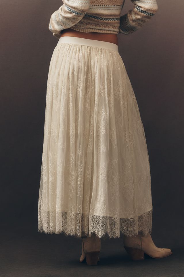 En Saison Alannah Lace Midi Skirt #4
