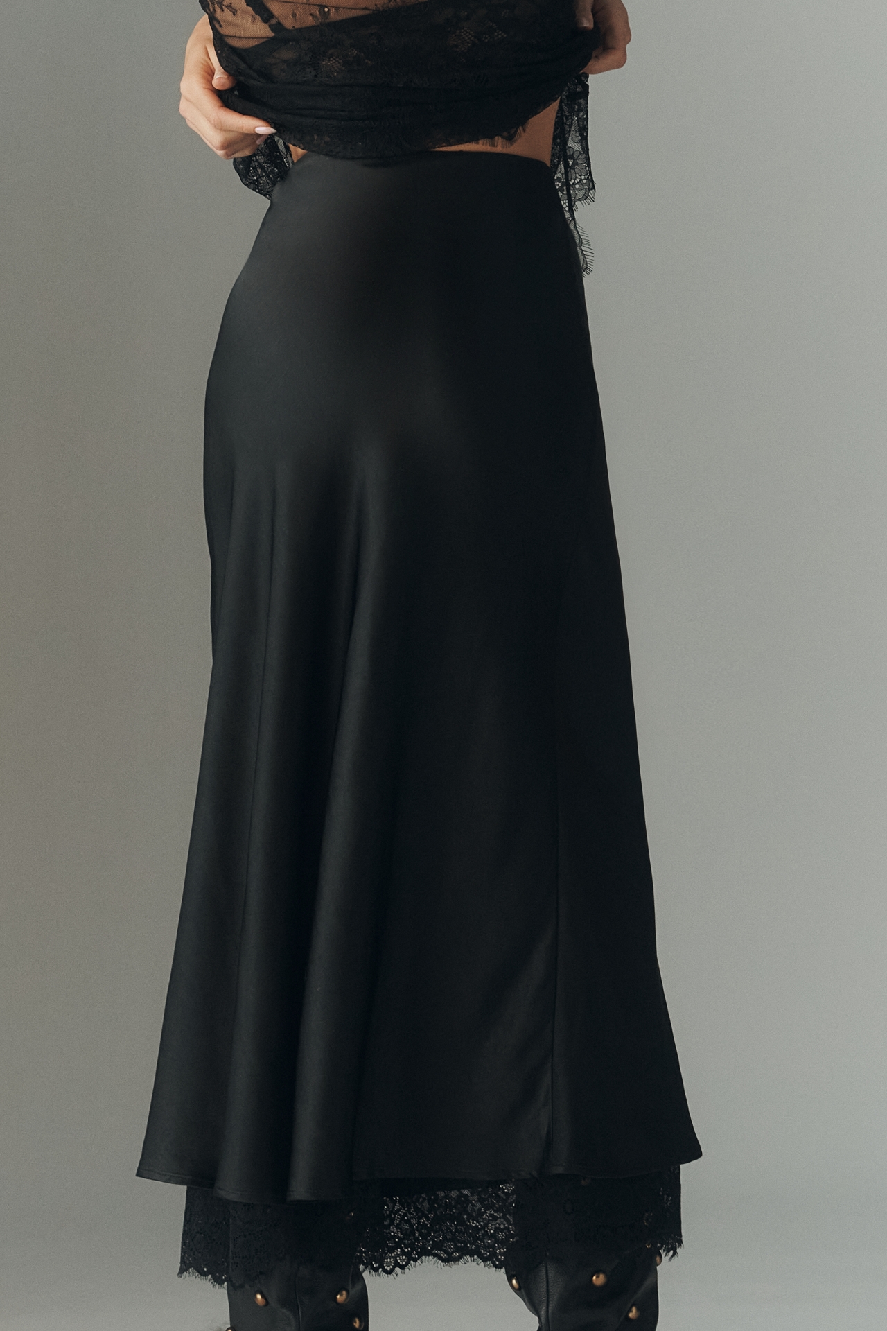 En Saison Darcy Midi Slip Skirt