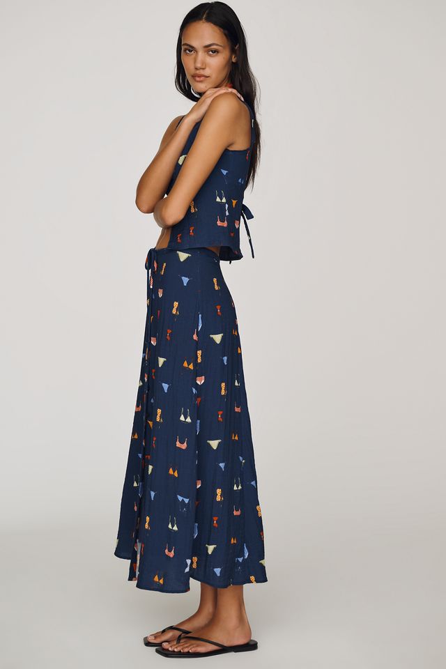 Jacquie The Label Rinni Button-Front Skirt #2