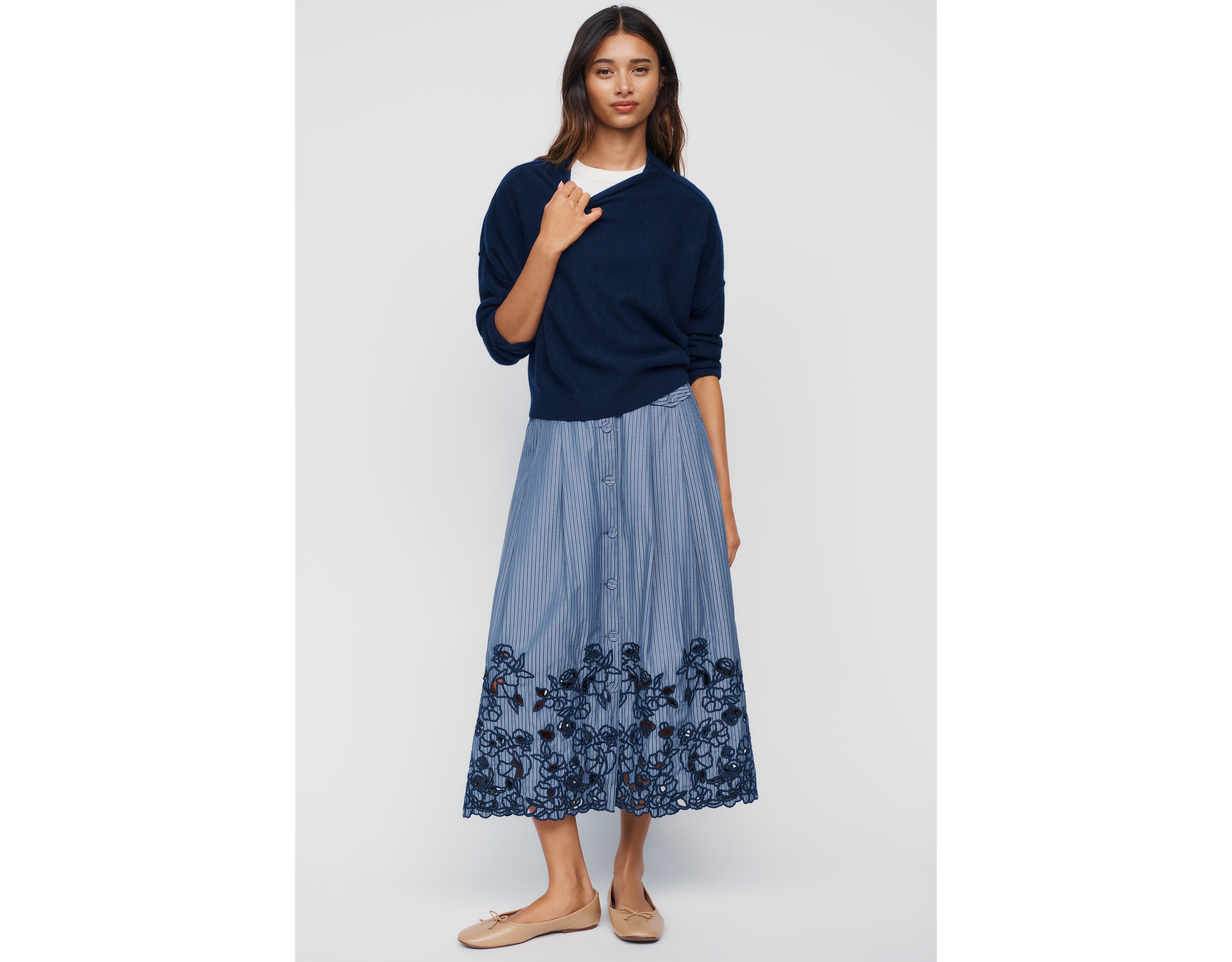 En Saison Joanne Midi Skirt