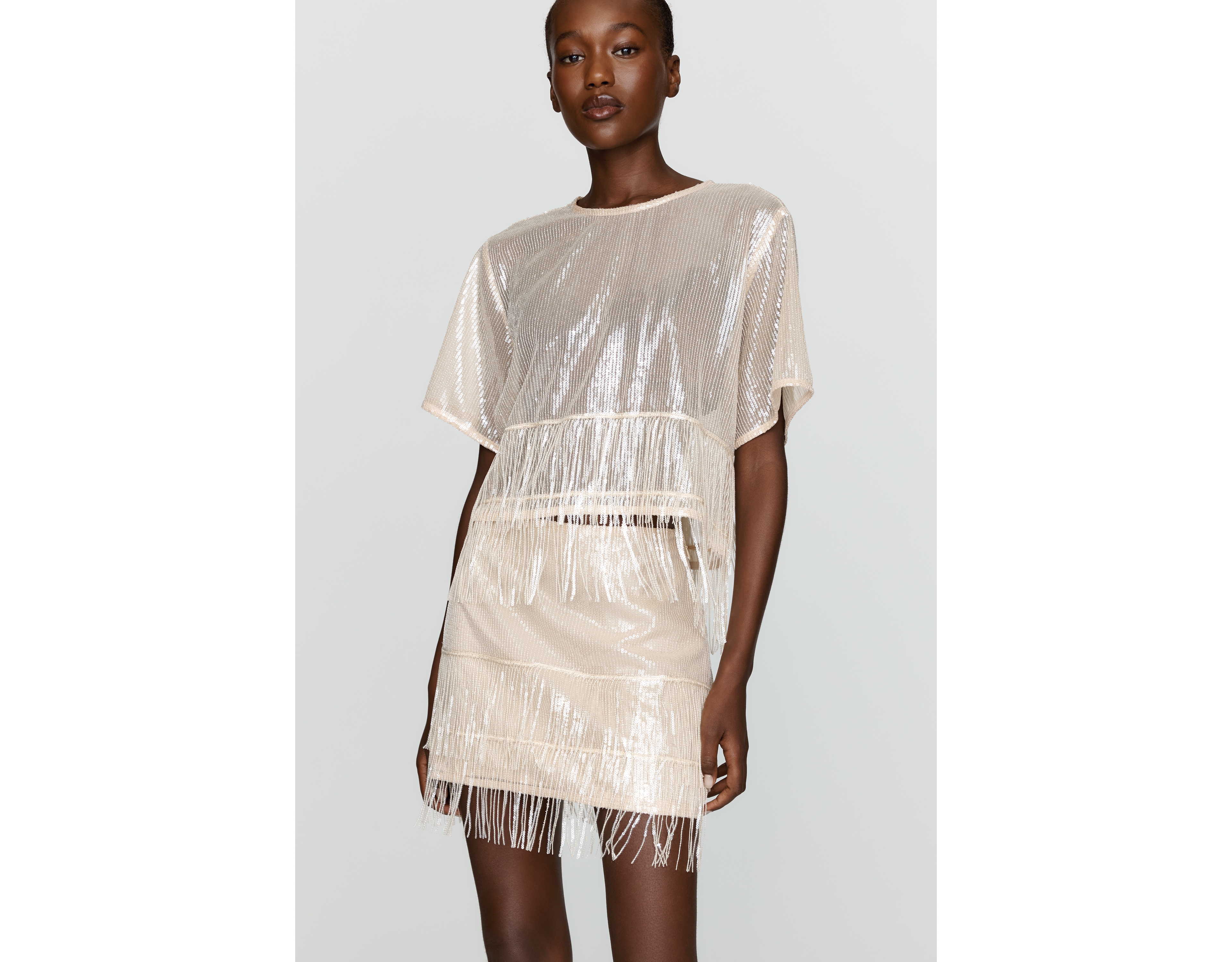 En Saison Sabrina 100% Cotton Mini Skirt