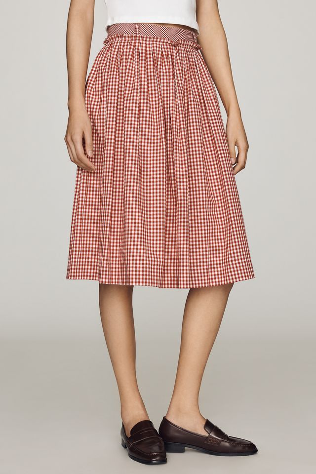 Jacquie The Label Maggie 100% Cotton Midi Skirt #1