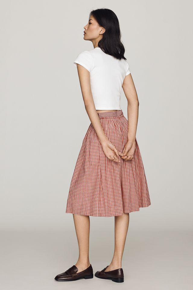 Jacquie The Label Maggie 100% Cotton Midi Skirt #2