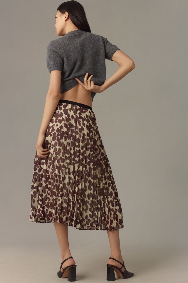 Sanctuary Pleated Midi Skirt | Anthropologie