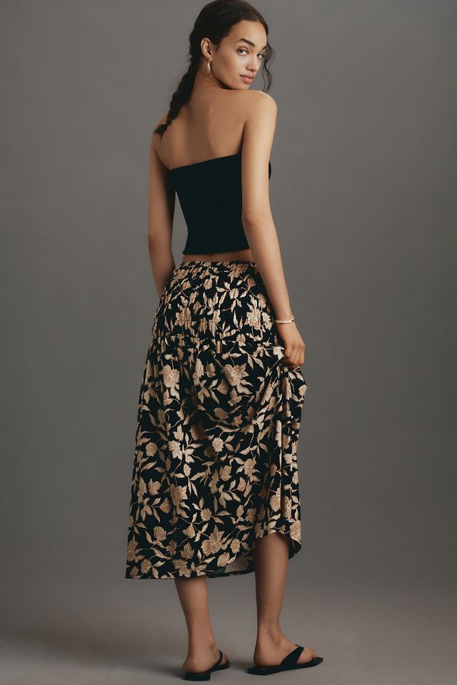 Sanctuary Better Together Smocked Midi Skirt #2