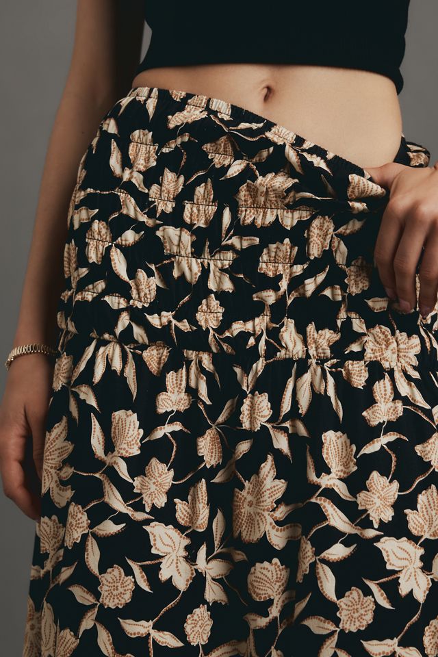 Sanctuary Better Together Smocked Midi Skirt #3