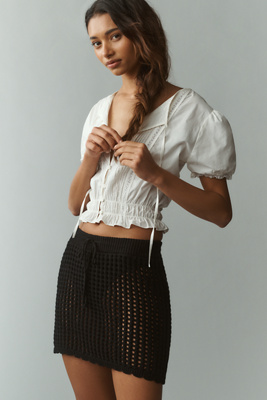 Beachside Crochet Skirt