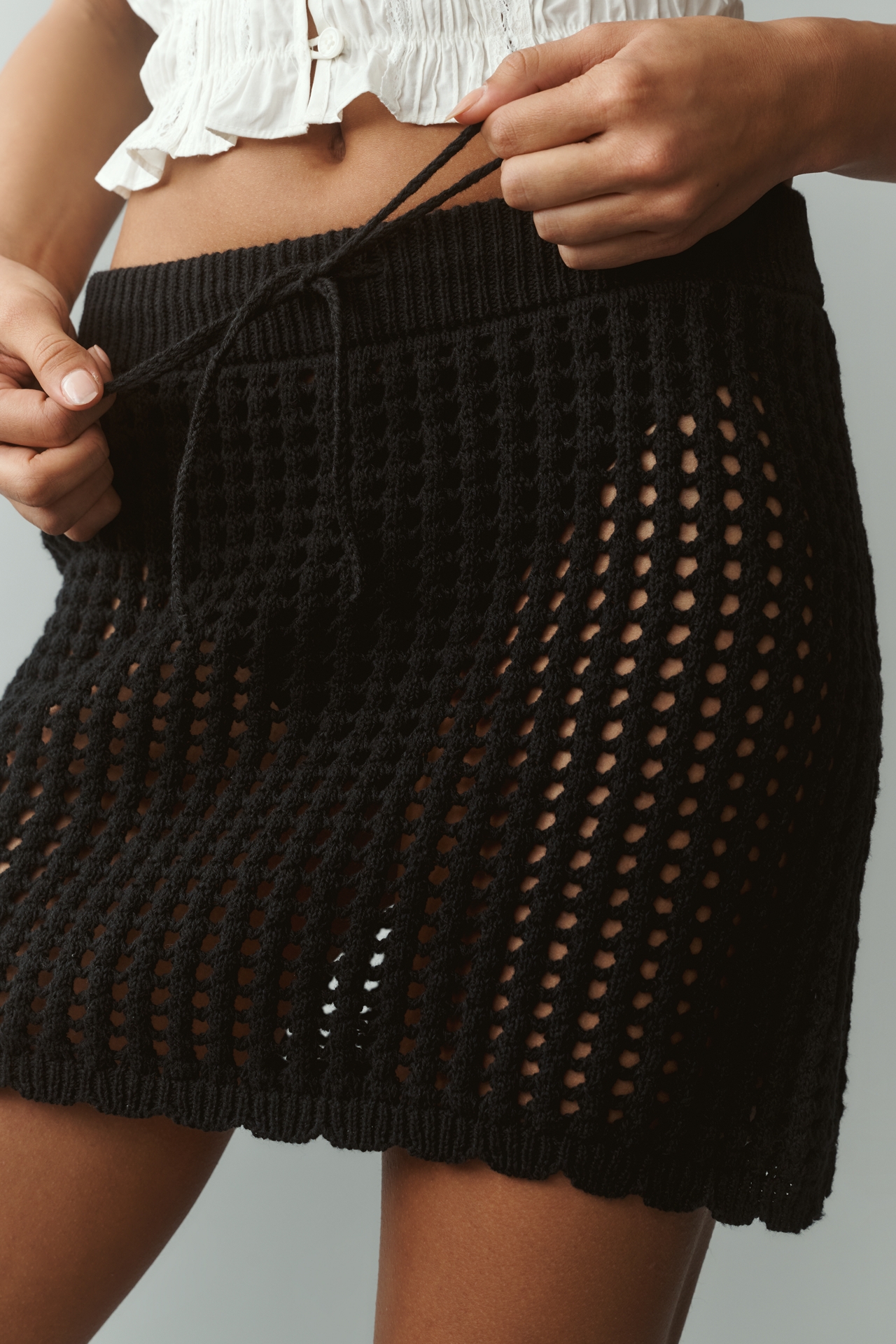 Sanctuary Beachside Crochet Skirt
