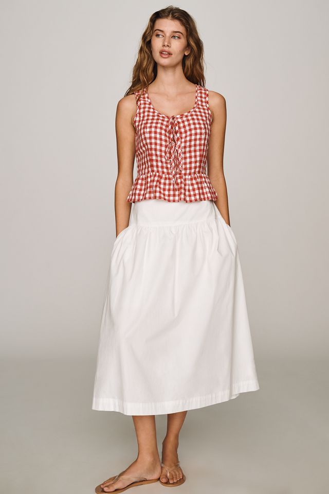 Sanctuary Matter of Time Cotton Midi Skirt #1