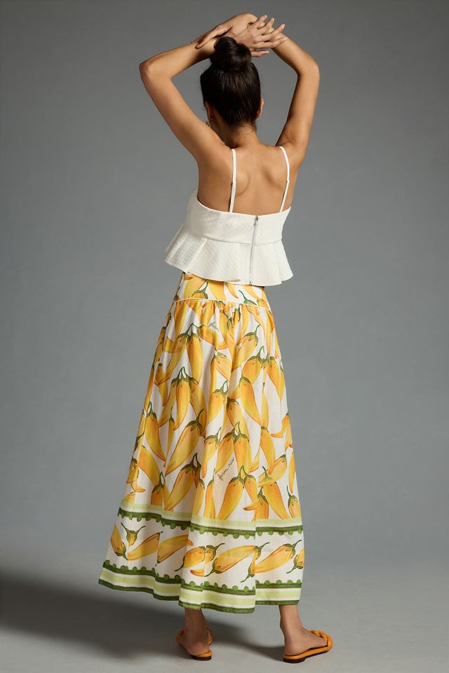 Farm Rio x Anthropologie Peppers Printed Skirt #2
