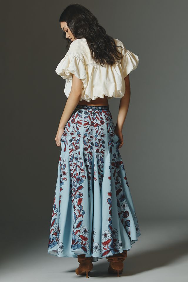 Farm Rio Marcelle Printed Maxi Skirt | Anthropologie