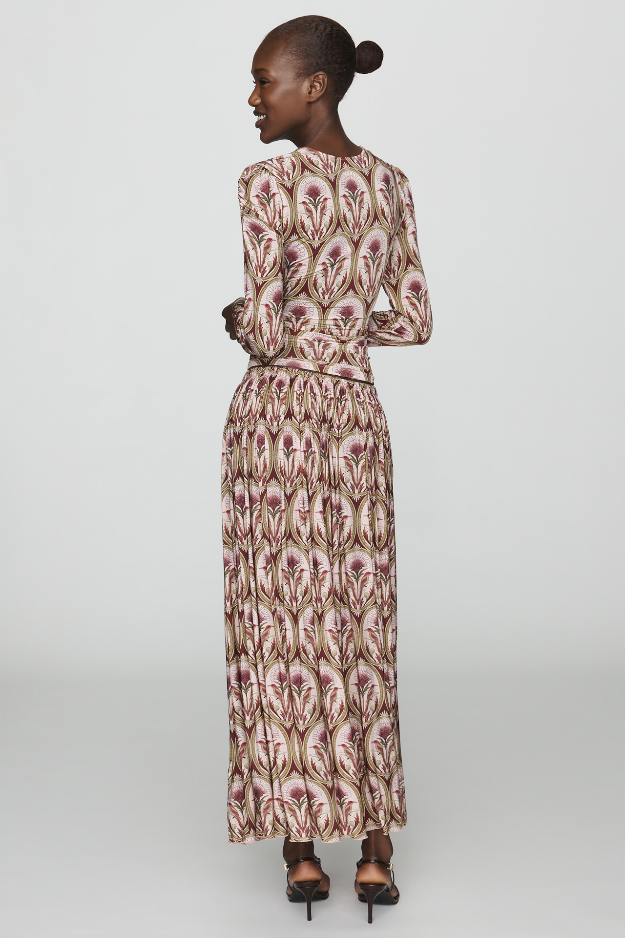 Farm Rio Medal Midi Skirt