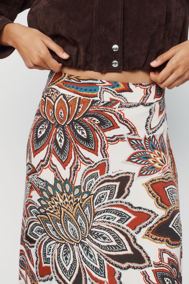 Farm Rio Tapestry Floral Maxi Skirt #1
