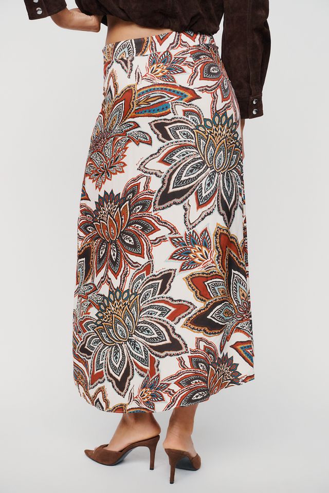 Farm Rio Tapestry Floral Maxi Skirt #3