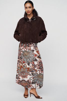 Farm Rio Tapestry Floral Maxi Skirt
