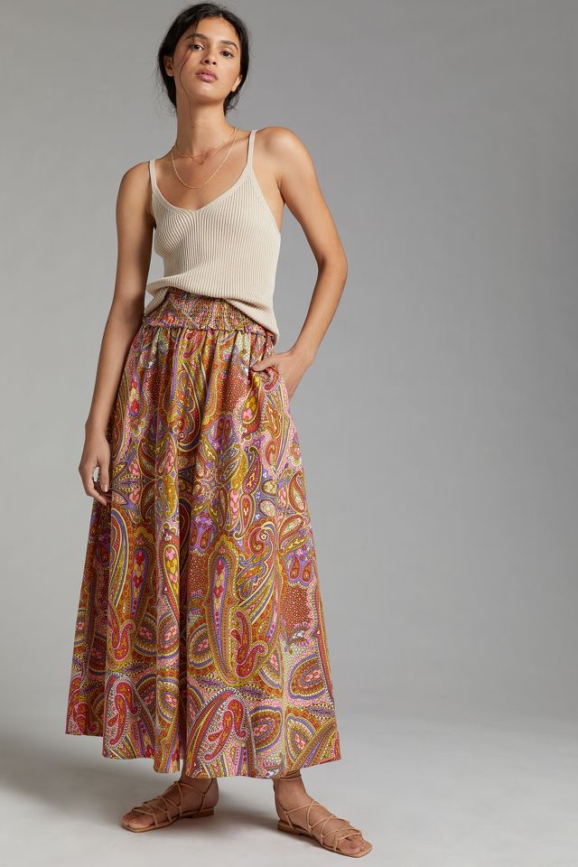 Paisley on sale maxi skirts