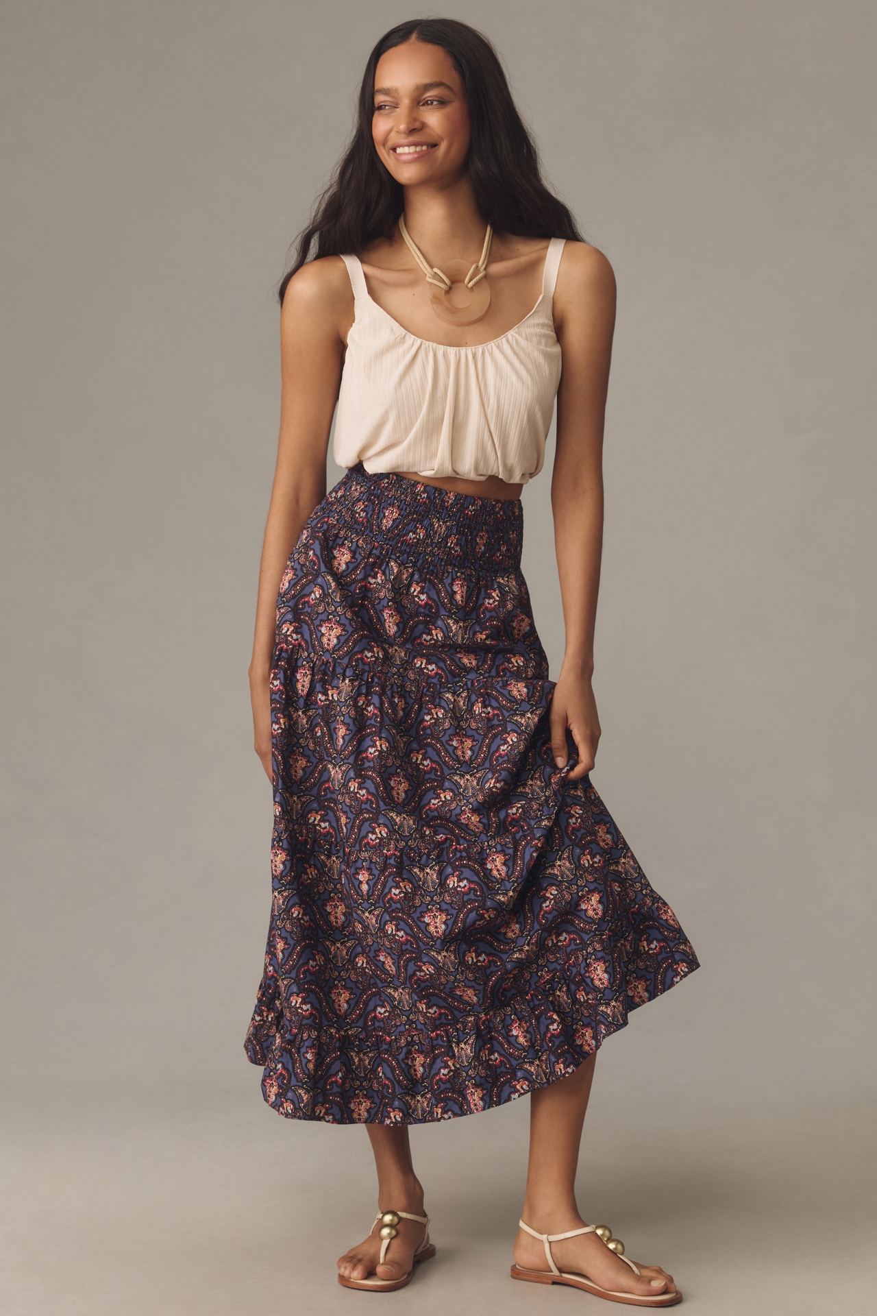 By Anthropologie Luelle Maxi Skirt