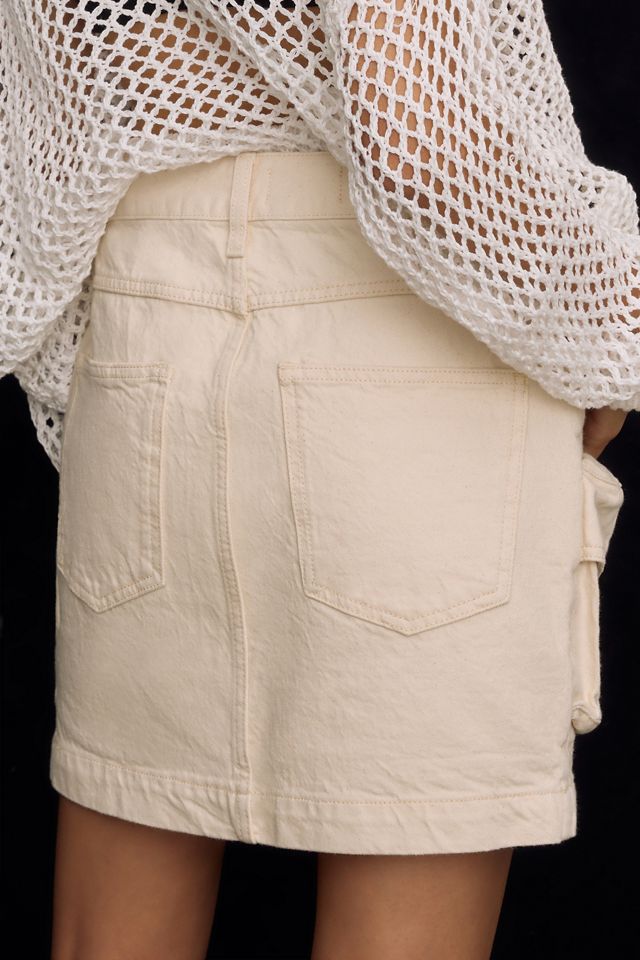 Pilcro Denim Cargo Mini Skirt #1