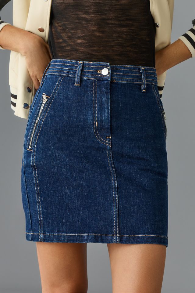 Pilcro Polished Denim Mini Skirt #1