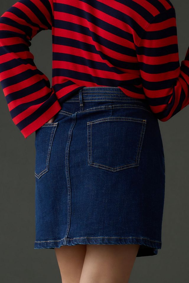 Pilcro Polished Denim Mini Skirt #7