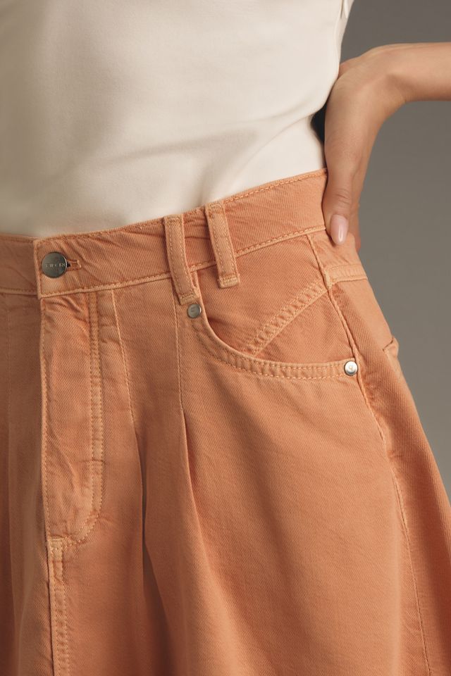 Pilcro Pleated Micro Denim Skirt #3