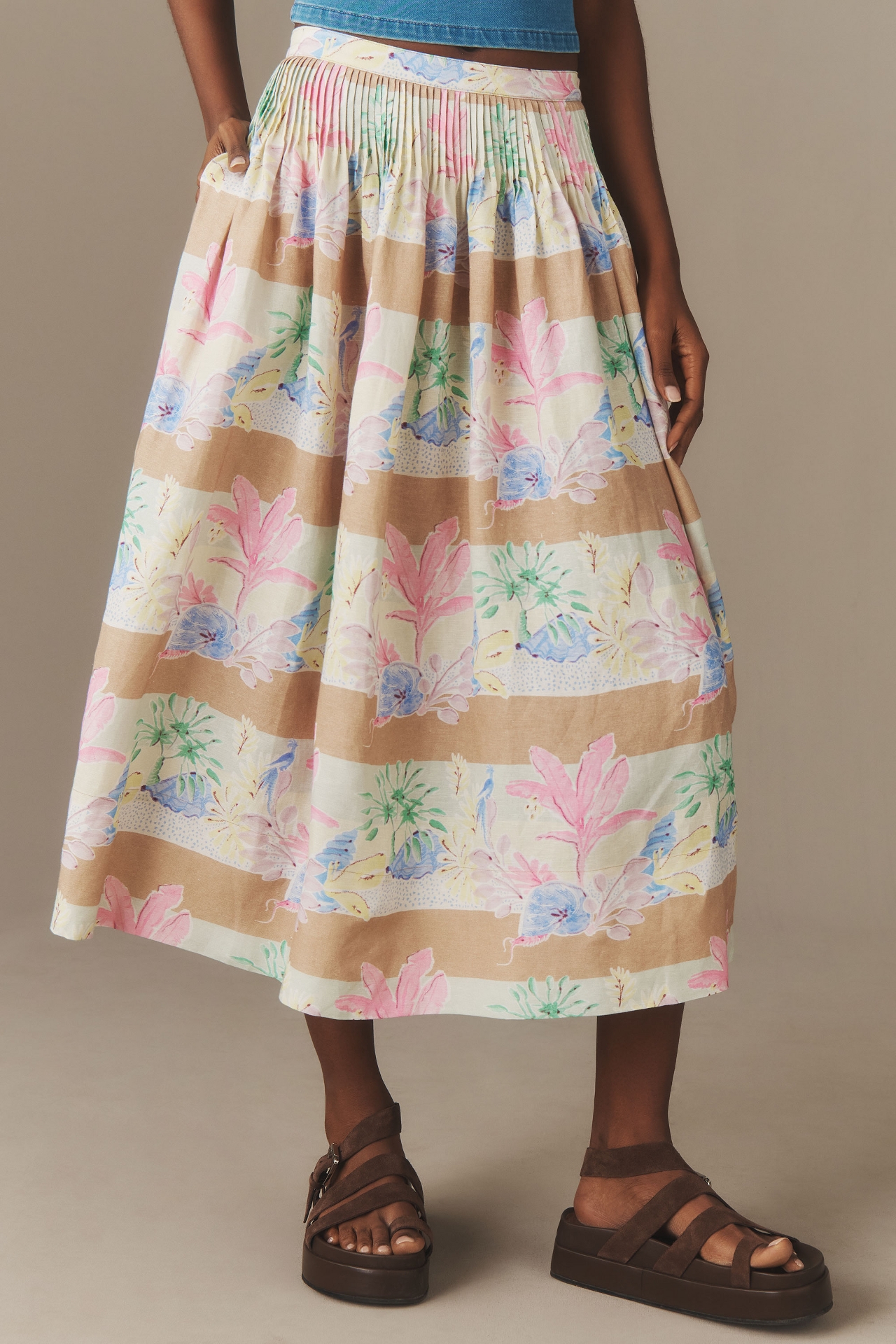 Hunter Bell Fallon Midi Skirt