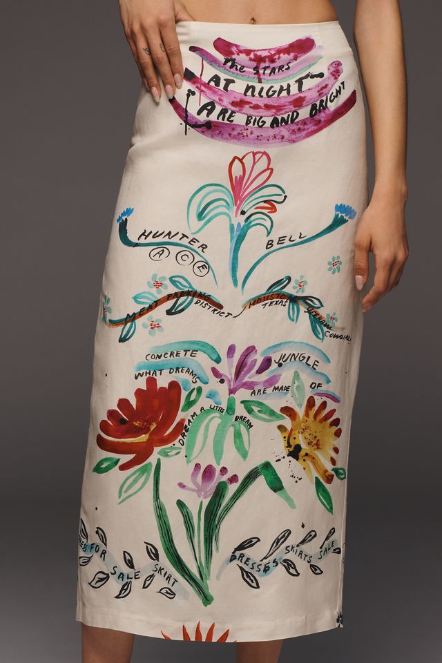 Hunter Bell Lynne Midi Skirt | Anthropologie