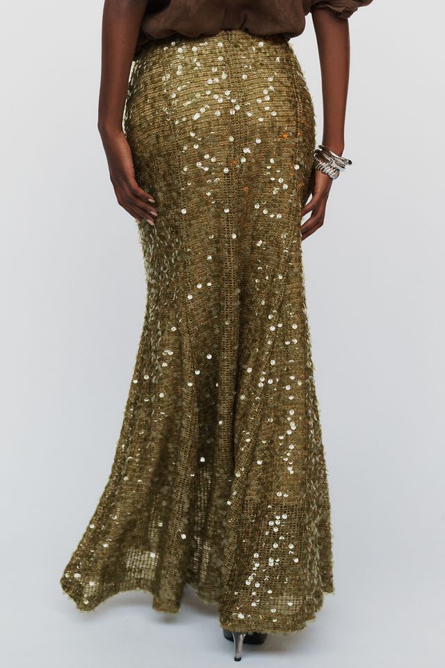 Hunter Bell Lindsey Sequin Midi Skirt #3