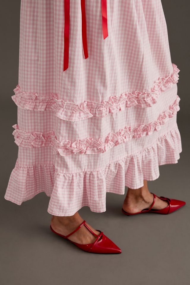 Damson Madder Olivia Ruffle Midi Skirt #4