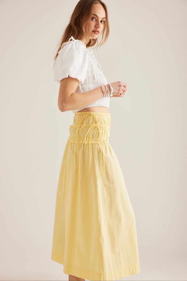 スカート Damson Madder Charlotte Midi Skirt Damson Madder Charlotte Midi Skirt | Anthropologie UK