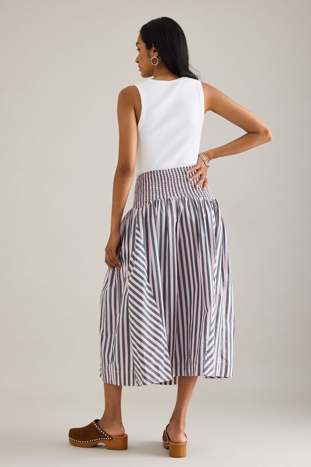 スカート Damson Madder Layla Godet Midi Skirt Damson Madder Layla Godet Midi Skirt | Anthropologie UK
